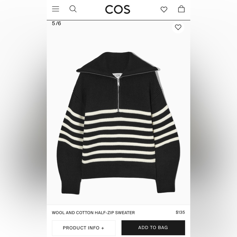 COS sweater